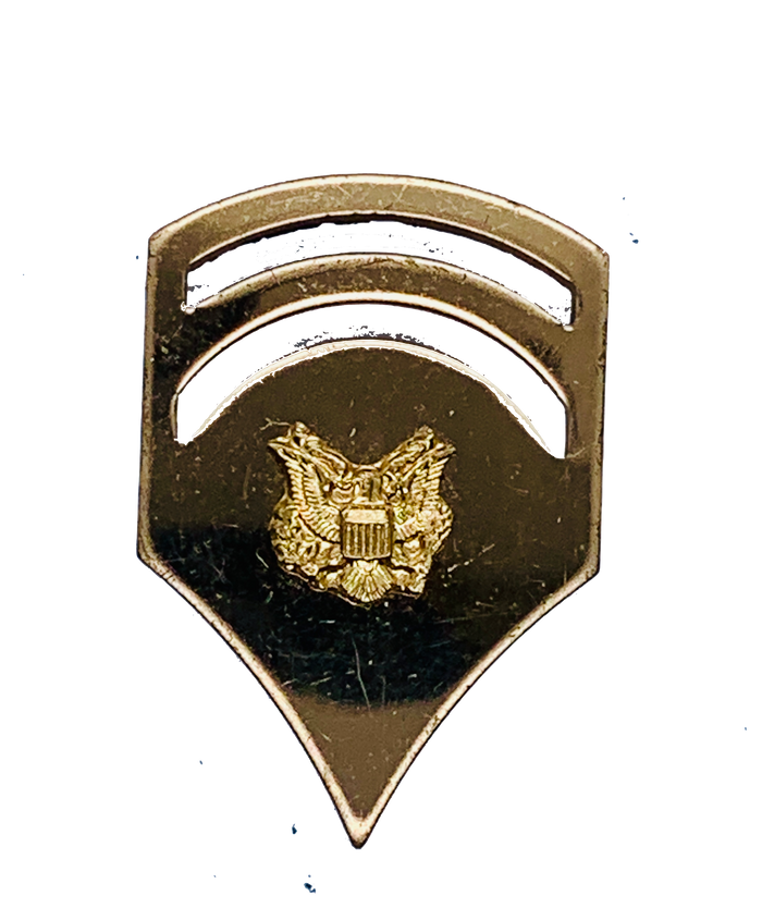 Army Special-6 Gold Rank Pin