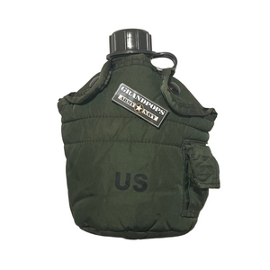 U.S. Military 1 QT ALICE OD Green Canteen Insulated Cover Pouch w/ Canteen USED