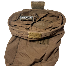 U.S.M.C. Coyote Brown MOLLE Dump Pouch USED