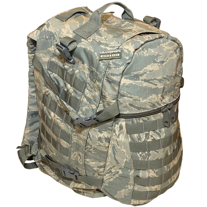 U.S. Air Force Security Forces ABU Digital Tiger Stripe Camo MOLLE DFLCS V2 Multi-Mission Pack Backpack