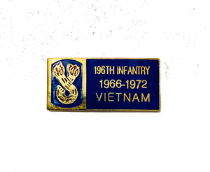 196th Infantry Division 1966-1972 Vietnam Tour Pin