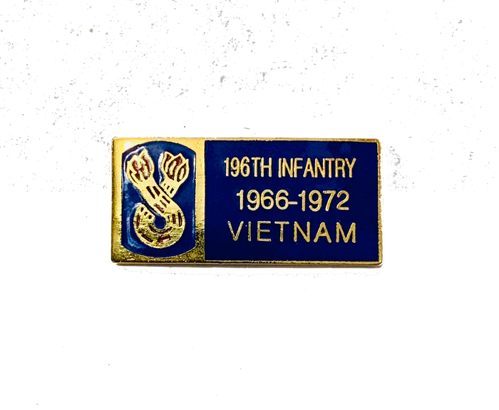 196th Infantry Division 1966-1972 Vietnam Tour Pin