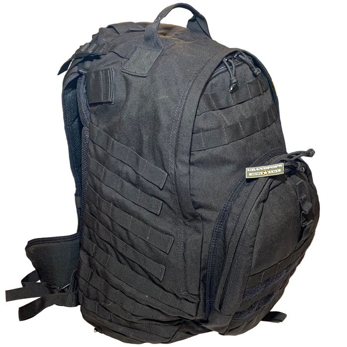 Valkor Tactical Warhorse Black 3-Day Assault Pack MOLLE Backpack