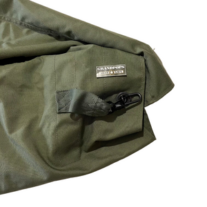 U.S. Military OD Top Loading Nylon Duffle Bag USED