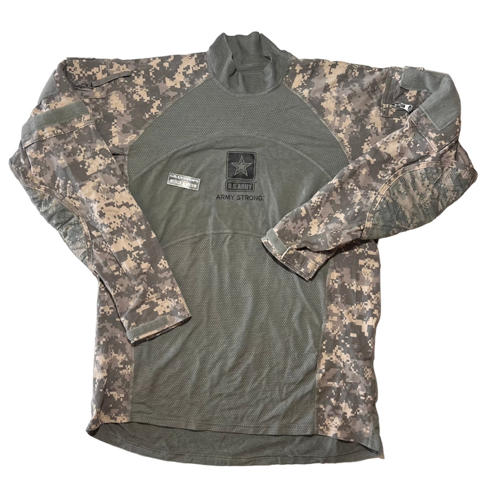 U.S. Military Tactical ACU Digital Flame Resistant ACS Combat Shirt USA MADE