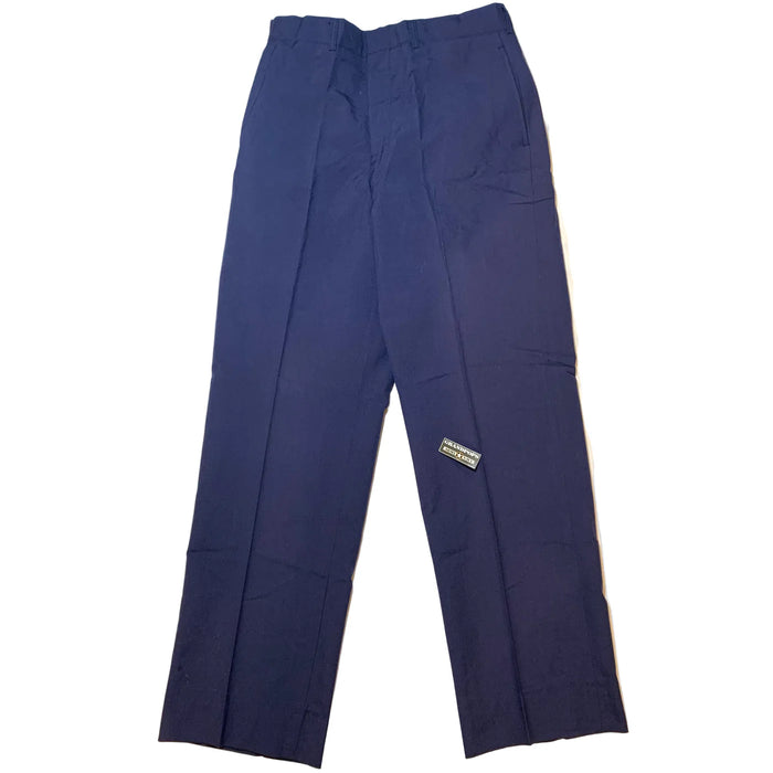 air force dress blue pants U.S. Men's Poly/ Wool Serge Pant Featuring an eye