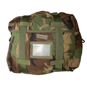 U.S. Military M81 Woodland Camo MOLLE II Sleep System Carrier Bag