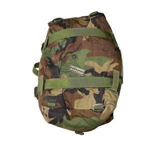 U.S. Military M81 Woodland Camo MOLLE II Sleep System Carrier Bag