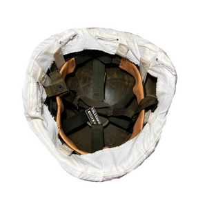 U.S. Military Arctic Snow Camo PASGT Helmet Cover USED