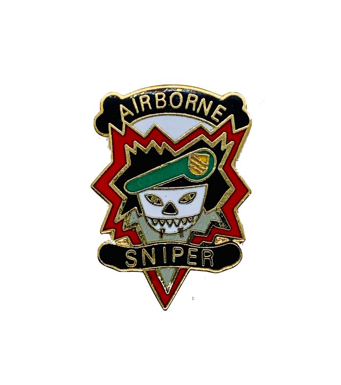 Army Airborne Sniper Insignia Pin