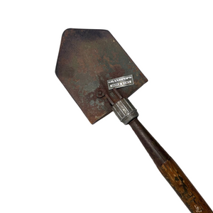 U.S. World War 2 Original M1944 Folding Entrenching Tool Shovel W/ Wooden Handle Various Dates