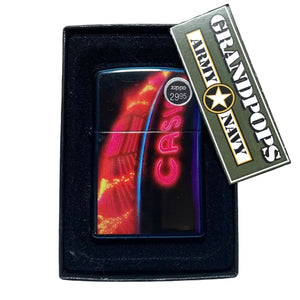 Casino Vintage Dipped Metal Finish Zippo Lighter