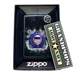 United States Coast Guard Logo Painted Finish Official USCG Zippo Lighter