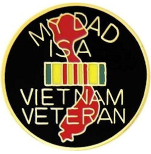 Vietnam (My Dad Is Vietnam Veteran) Pin