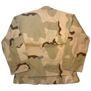 U.S. Military DCU 3 Color Tri-Desert Camo Rip-Stop BDU Jacket USA MADE W/ Storage Stains
