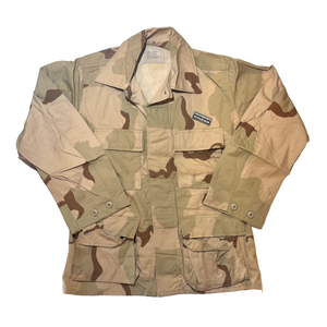 U.S. Military DCU 3 Color Tri-Desert Camo Twill BDU Jacket USA MADE W/ Storage Stains
