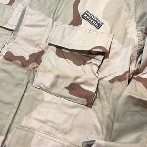 U.S. Military DCU 3 Color Tri-Desert Camo Twill BDU Jacket USA MADE W/ Storage Stains