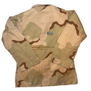 U.S. Military DCU 3 Color Tri-Desert Camo Twill BDU Jacket USA MADE W/ Storage Stains