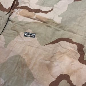 U.S. Military DCU 3 Color Tri-Desert Camo Twill BDU Jacket USA MADE W/ Storage Stains