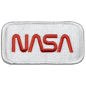 White and Red NASA Patch.