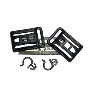 1" x 3/4" Sternum Buckle W/ Hose Clip Pack with a 'Grandpops Army Navy' logo.