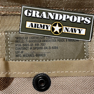 U.S. Military 3-Color Desert DCU Camo 3 Pocket M16 5.56 Bandolier