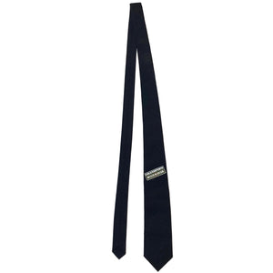 U.S. Army Man's Class 5 Tropical Black 439 Poly/Wool Necktie with a Grandpops Army Navy logo.