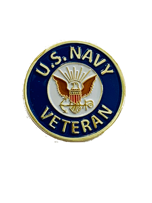 Navy Logo Veteran Pin – GRANDPOPSARMYNAVY
