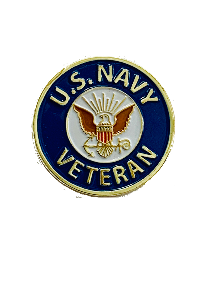 U.S. Navy Logo Veteran Pin