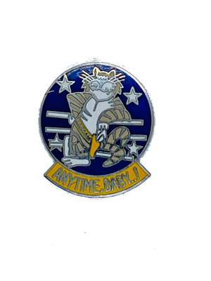 USN Navy Tomcat (Anytime Baby) Pin