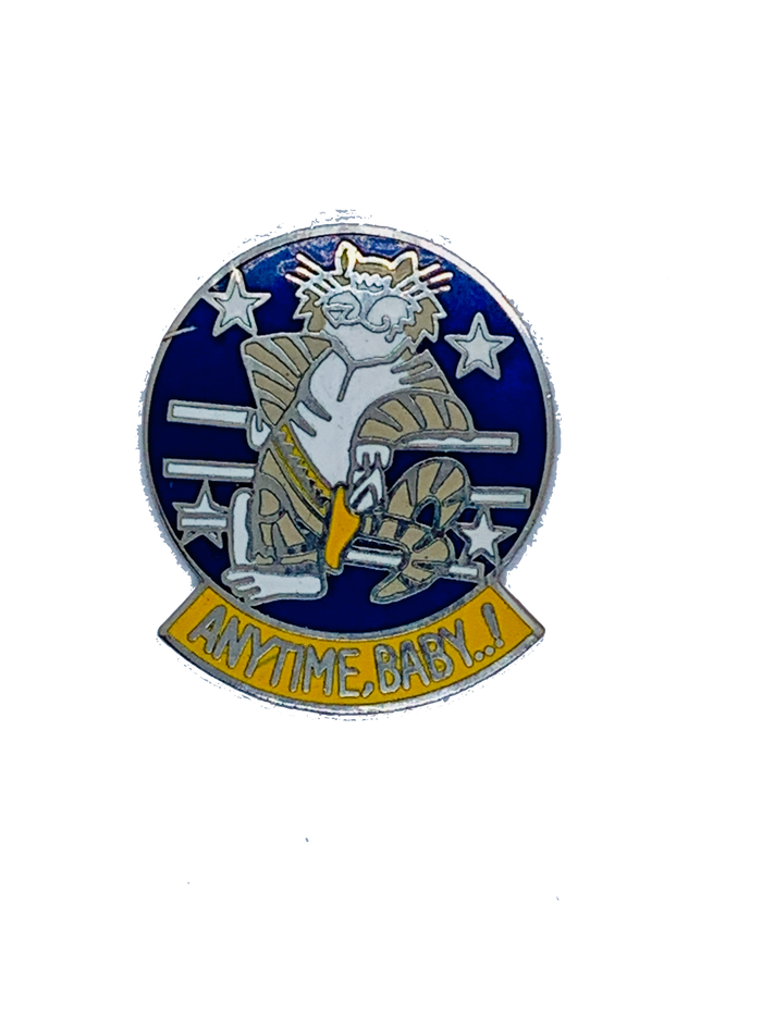 USN Navy Tomcat (Anytime Baby) Pin