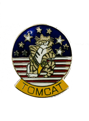 USN Navy Tomcat Pin