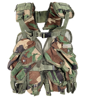 U.S. Military M81 Woodland LBV Tactical Load Bearing Vest USA MADE