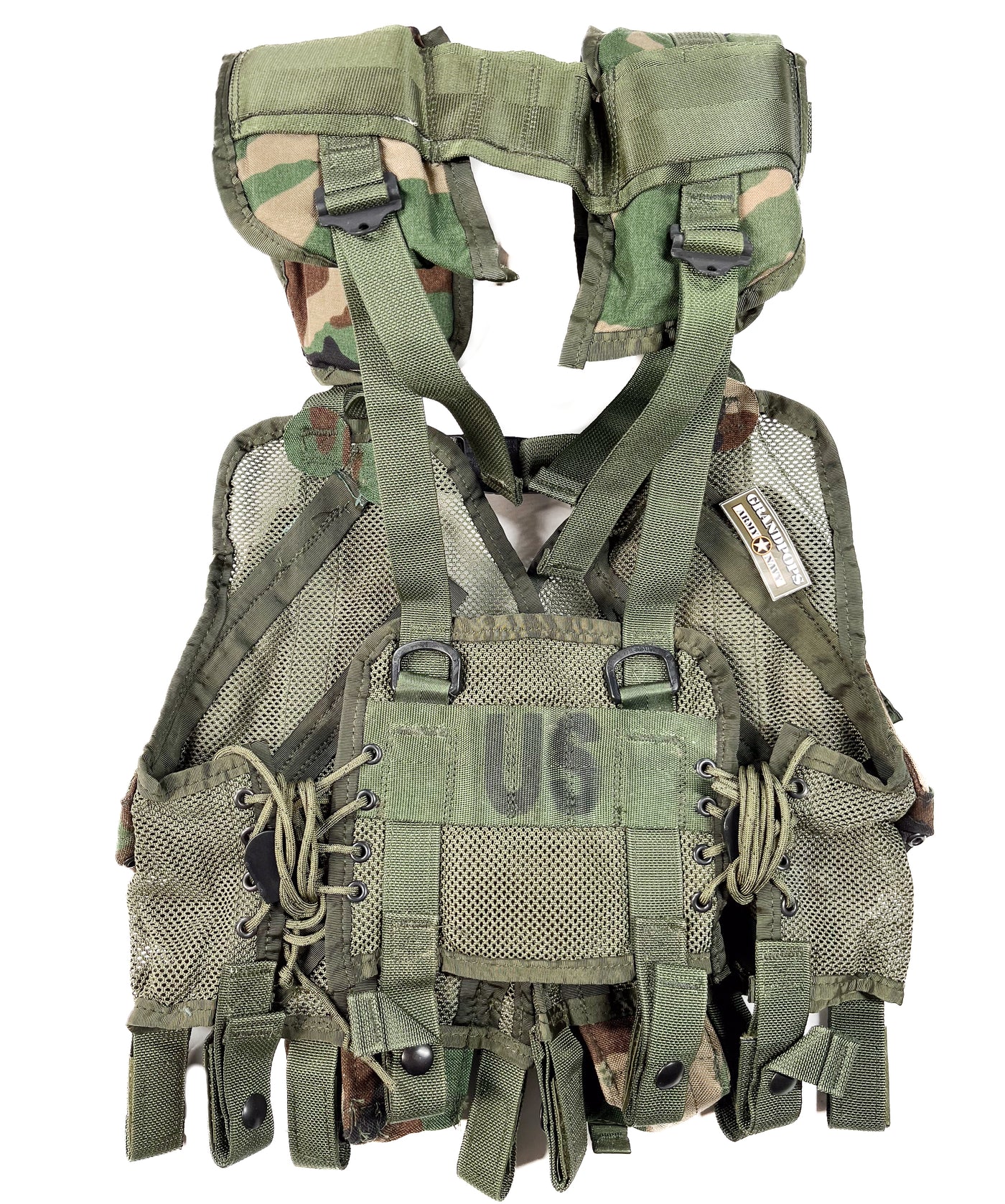 U.S. Military M81 Woodland LBV Tactical Load Bearing Vest USA MADE ...