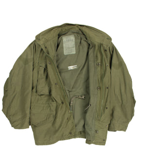 U.S. Military Original OD Green M65 Cold Weather Field Jacket USED