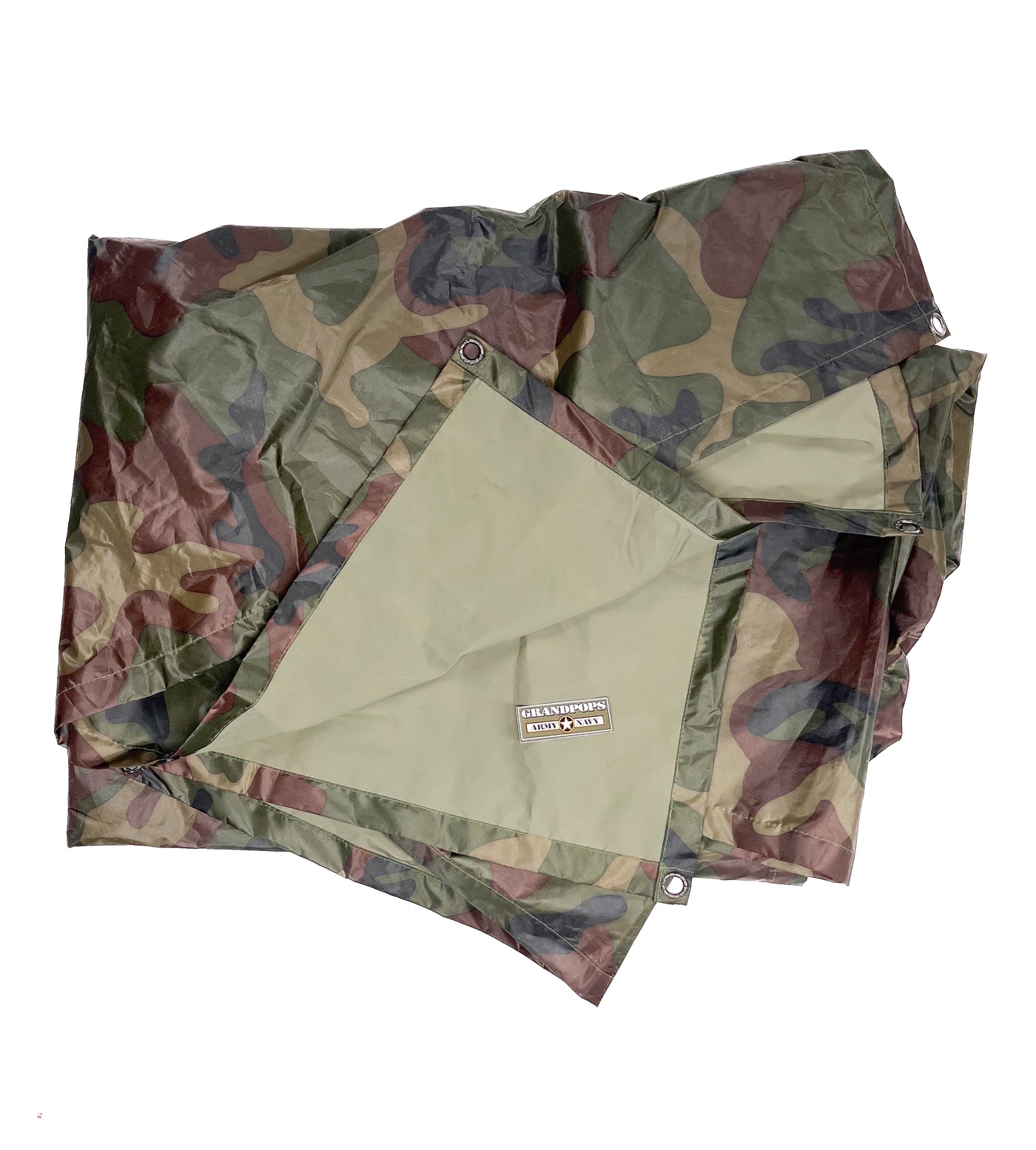woodland camo tarp U.S. Military Original M81 Woodland Camo Wet Weather Poncho USA Made USED Poor