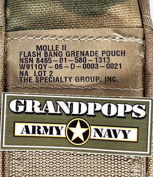 U.S. Military Multicam MOLLE Flash Bang Pouch USED