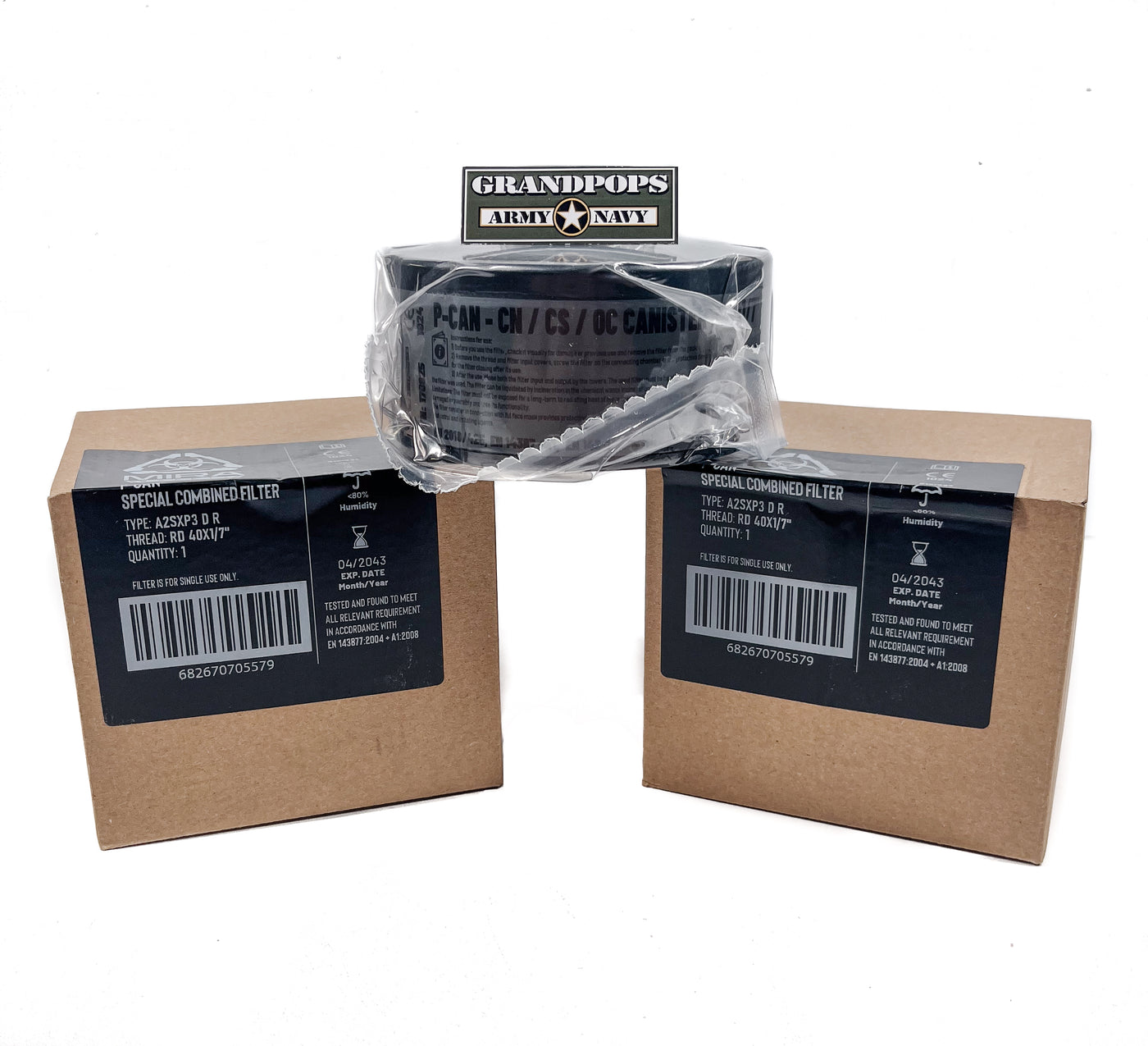 Police Filter Unit Police Gas Mask Filter P-CAN – GRANDPOPSARMYNAVY