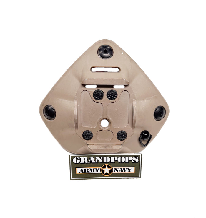 NOROTOS Universal Shroud Helmet 3 OR 1 Hole Mount Tan