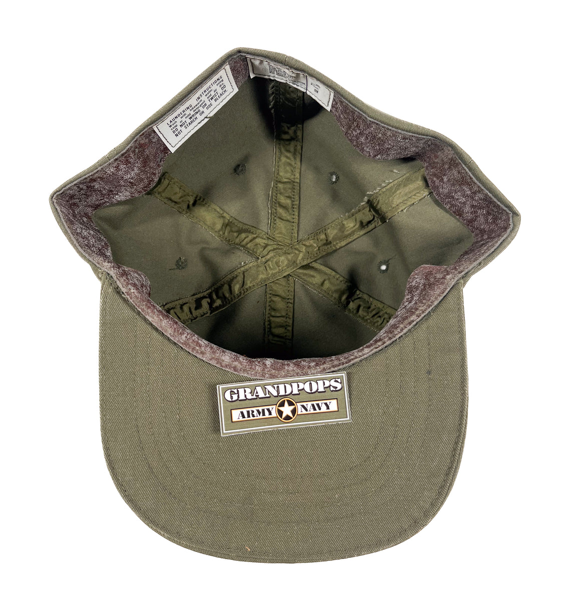 U.S. Military Original OD Green OG507 Hot Weather Cap Size 7 1/8 Dated ...