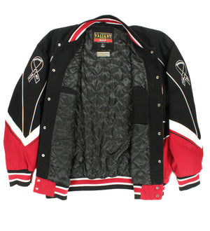 POW-MIA Black & Red Varsity NASCAR Style Jacket