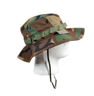 M81 Woodland Camo 3" Wide Brim Jungle Hat Ripstop Made In USA