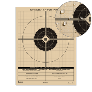 Military All-Weather 100m Sniper Target