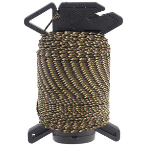 Ground War Woodland Camo Micro Paracord 125Ft Ready Rope™  Survival Storage Kit Made In USA