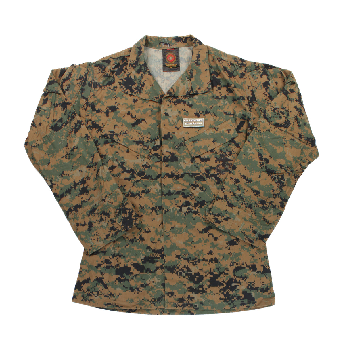 Usmc Digital Pattern USMC Woodland MARPAT Digital Camo Twill Blouse – GRANDPOPSARMYNAVY