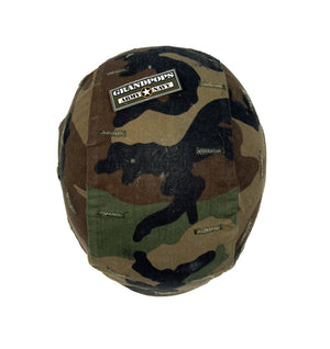 U.S. Military M81 Woodland Camo PASGT Helmet Cover USED