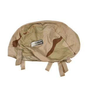 U.S. Military DCU 3-Color Tri Desert Camo PASGT Helmet Cover USED