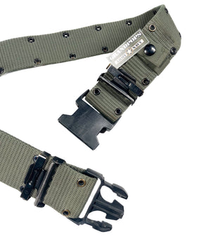 U.S. Military O.D. Green Pistol Belt w/ Plastic Buckle Made in USA