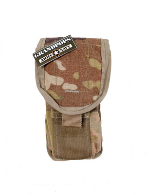 U.S. Military Multicam MOLLE M4/M16 Double Mag Pouch USED