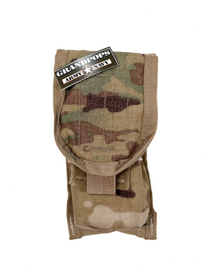 U.S. Military Multicam MOLLE M4/M16 Double Mag Pouch USED